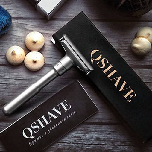 Классический станок для бритья QSHAVE RD-728 с регулировкой мягкости (т-образная бритва)
Классический станок для бритья QSHAVE RD-728 с регулировкой мягкости (т-образная бритва)