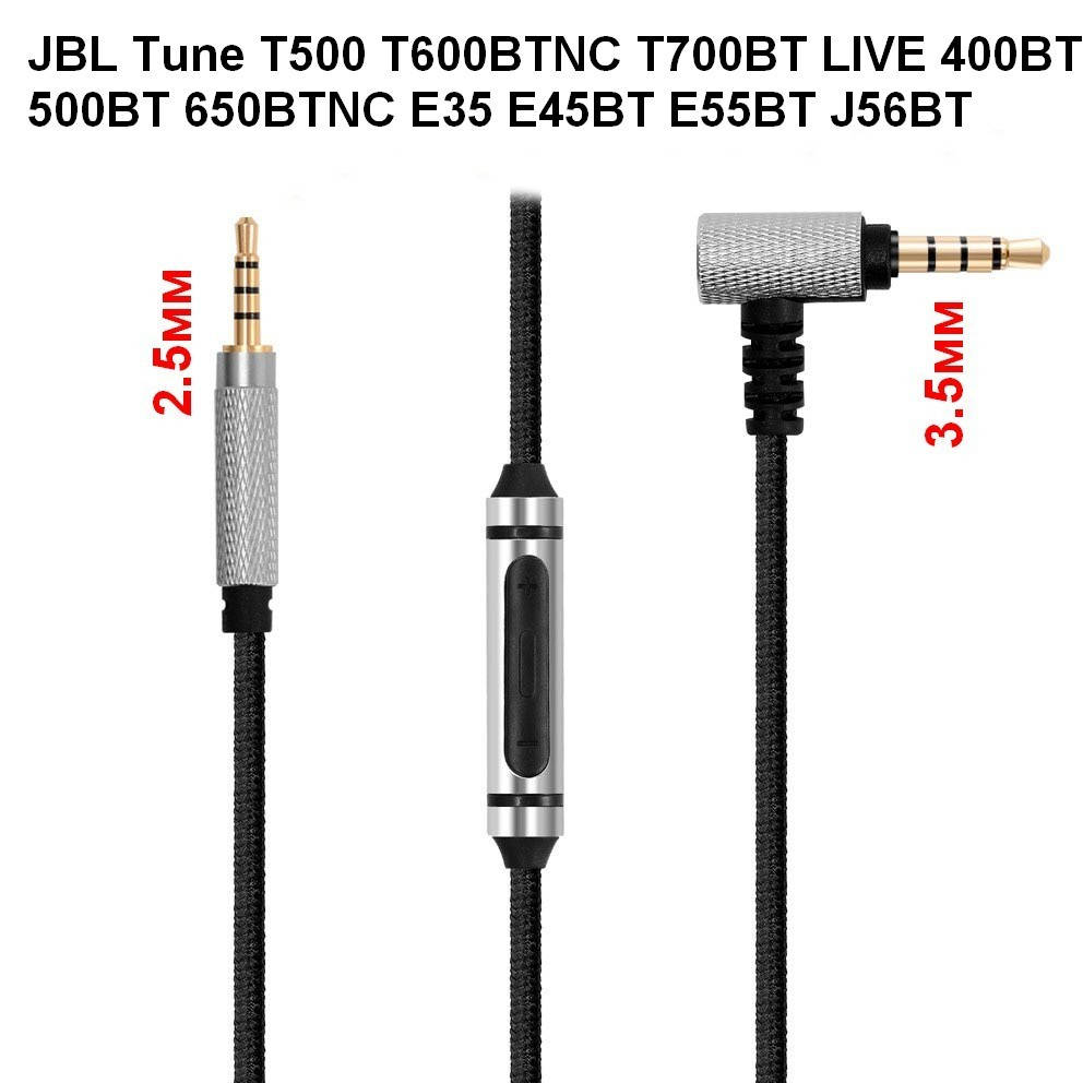 Кабель для наушников JBL Tune T500 T600BTNC T700BT LIVE 400BT 500BT 650BTNC E35 E45BT E55BT J56BT
Кабель для наушников JBL Tune T500 T600BTNC T700BT LIVE 400BT 500BT 650BTNC E35 E45BT E55BT J56BT