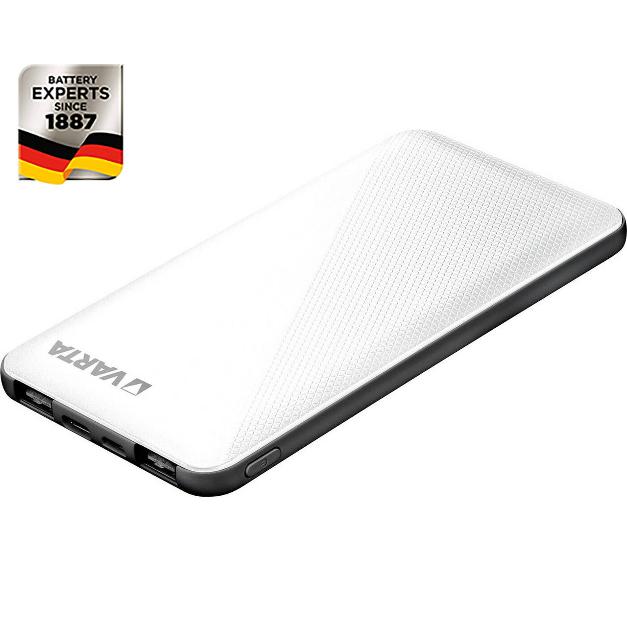 Varta Power Bank Energy 5000 мАч оснащенный усовершенствованной технологией безопасности c зарядным кабелем
Varta Power Bank Energy 5000 мАч оснащенный усовершенствованной технологией безопасности c зарядным кабелем