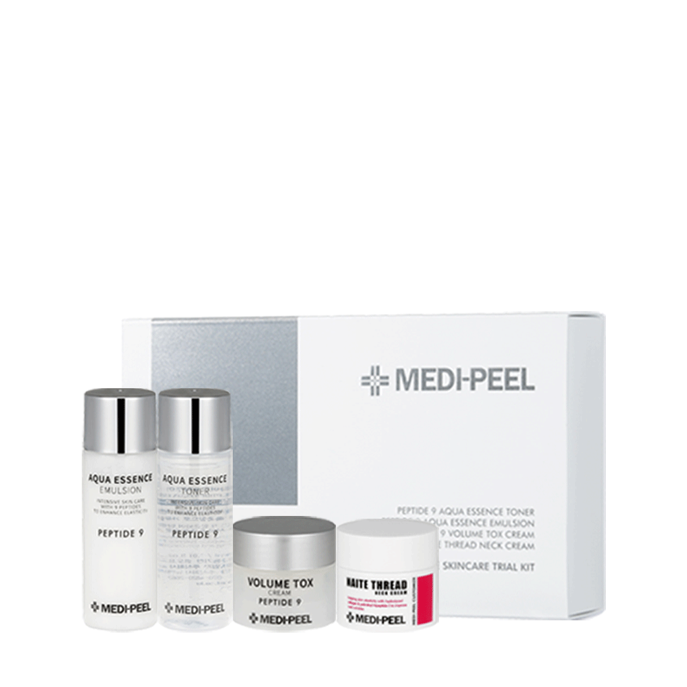 Набор миниатюр антивозрастных средств с пептидами для лица и шеи Medi-Peel Peptide SkincareTrial Kit
Набор миниатюр антивозрастных средств с пептидами для лица и шеи Medi-Peel Peptide SkincareTrial Kit