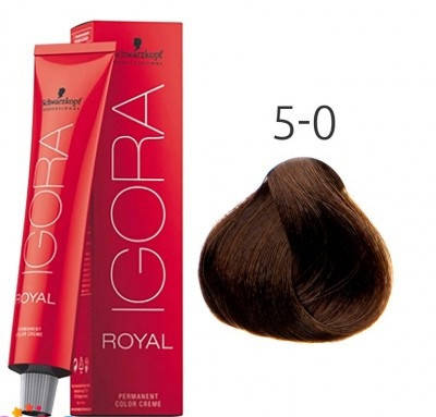 Краска для волос Schwarzkopf Professional Igora Royal 60 мл 5-0 Светлый коричневый натуральный
Краска для волос Schwarzkopf Professional Igora Royal 60 мл 5-0 Светлый коричневый натуральный