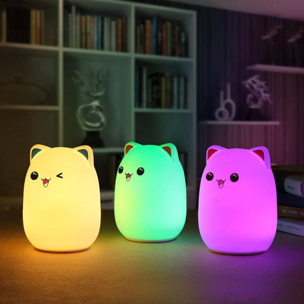 Силиконовый ночник КОТИК COLORFUL SILICA GEL LAMP| Детский силиконовый ночник | Светильник! Топ товар, Белый
Силиконовый ночник КОТИК COLORFUL SILICA GEL LAMP| Детский силиконовый ночник | Светильник! Топ товар, Белый