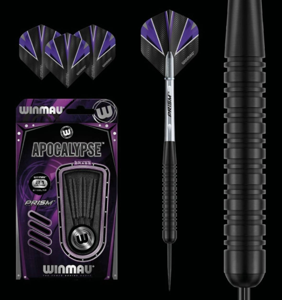 Стильные матовые дротики дартс из латуни Apocalypse Winmau Англия + запасные хвостовики
Стильные матовые дротики дартс из латуни Apocalypse Winmau Англия + запасные хвостовики