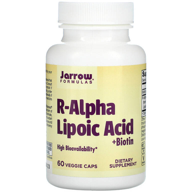 R-альфа-липоевая кислота + биотин Jarrow Formulas "R-Alpha Lipoic Acid + Biotin" 100 мг (60 капсул)
R-альфа-липоевая кислота + биотин Jarrow Formulas "R-Alpha Lipoic Acid + Biotin" 100 мг (60 капсул)