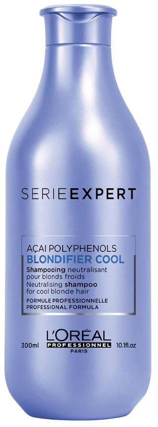 Шампунь для нейтралізації небажаної жовтизни волосся L'Oreal Professionnel Serie Expert Blondifier Cool
Шампунь для нейтралізації небажаної жовтизни волосся L'Oreal Professionnel Serie Expert Blondifier Cool