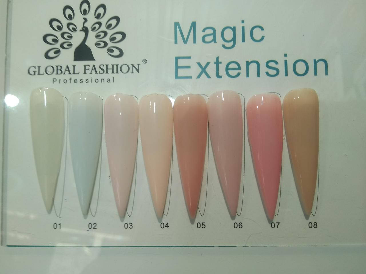 Гель в бутылочке с кисточкой, Global Fashion Magic-Extension, 12 мл ,3 фунции:укрепление,покрытие,наращивание
Гель в бутылочке с кисточкой, Global Fashion Magic-Extension, 12 мл ,3 фунции:укрепление,покрытие,наращивание