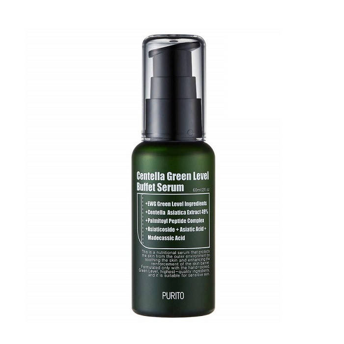 Питательная сыворотка для лица с экстрактом центеллы PURITO Centella Green Level Buffet Serum 60ml
Питательная сыворотка для лица с экстрактом центеллы PURITO Centella Green Level Buffet Serum 60ml