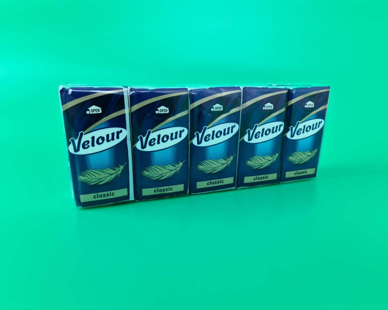 Бумажный носовой платок "Велюр" стандарт (10 шт) 
Бумажный носовой платок "Велюр" стандарт (10 шт)