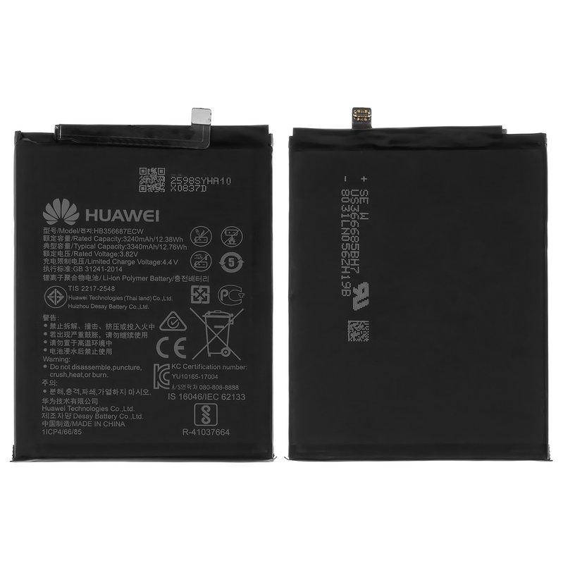 Акумулятор HB356687ECW для Huawei Honor 7X, Mate 10 Lite, Nova 2 Plus (2017), Nova 3i, Nova 4e, P Smart Plus,
Акумулятор HB356687ECW для Huawei Honor 7X, Mate 10 Lite, Nova 2 Plus (2017), Nova 3i, Nova 4e, P Smart Plus,