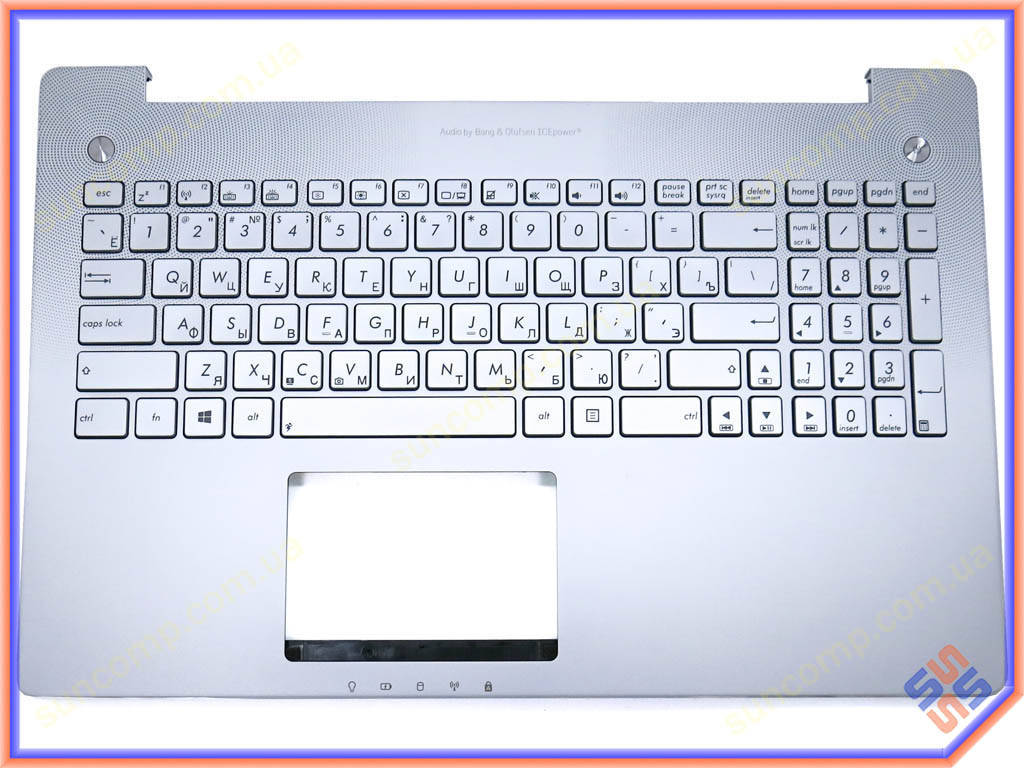 Клавиатура для ASUS N550, N550J, N550JA, N550JK, N550JV, N550JX ( RU Silver с подсветкой и крышкой). Оригинал., Серый
Клавиатура для ASUS N550, N550J, N550JA, N550JK, N550JV, N550JX ( RU Silver с подсветкой и крышкой). Оригинал., Серый