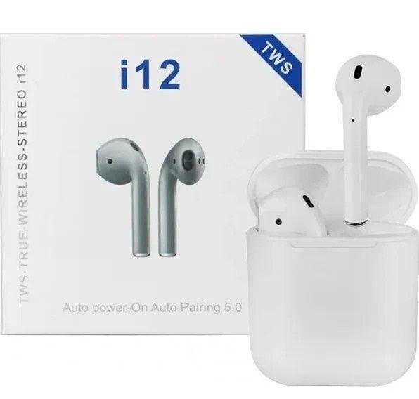 Беспроводные Bluetooth наушники i12 TWS топ беспроводных наушников White earpods wireless earbuds, Белый
Беспроводные Bluetooth наушники i12 TWS топ беспроводных наушников White earpods wireless earbuds, Белый