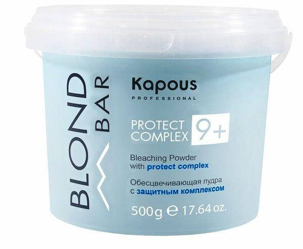 Обесцвечивающая пудра с защитным комплексом 9+ Blond Bar Bleaching Powder Kapous, 500 г
Обесцвечивающая пудра с защитным комплексом 9+ Blond Bar Bleaching Powder Kapous, 500 г