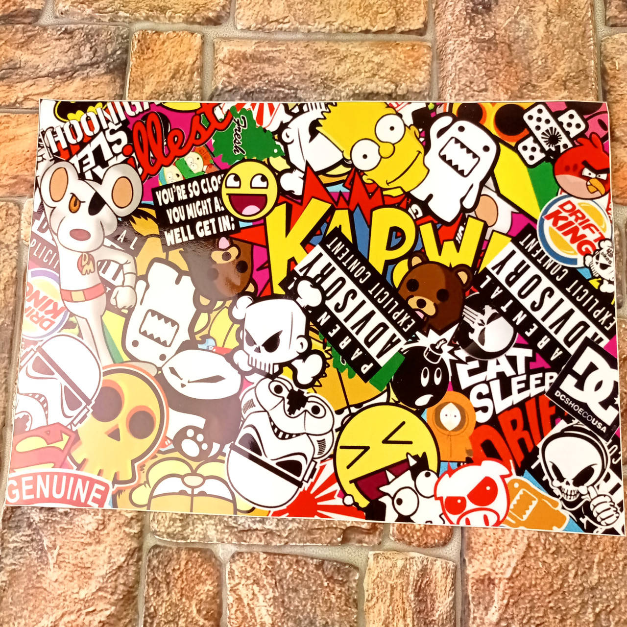 Стикеры А4 Sticker Bombing на Машину Авто Мото Мотоцикл Скутер Велосипед Ноутбук Стикер Бомбинг JDM, Разные цвета
Стикеры А4 Sticker Bombing на Машину Авто Мото Мотоцикл Скутер Велосипед Ноутбук Стикер Бомбинг JDM, Разные цвета