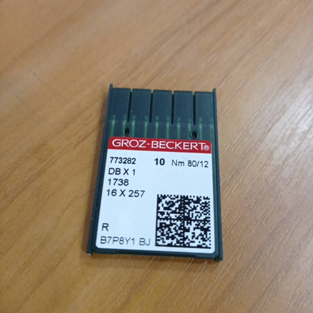 Groz Beckert DB*1 R №80 универсальные иглы для швейных машин челночного стежка, для лёгких и средних тк
Groz Beckert DB*1 R №80 универсальные иглы для швейных машин челночного стежка, для лёгких и средних тк