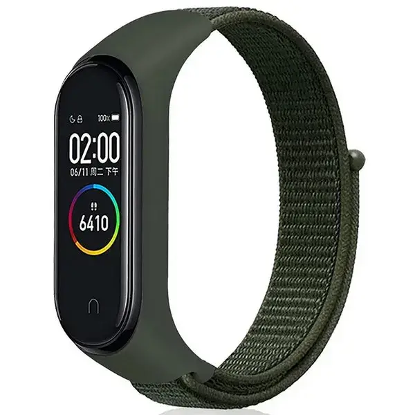 Ремешок для фитнес-браслета Xiaomi Mi Band 3/Mi Band 4/Mi Band 5 Nylon Green
Ремешок для фитнес-браслета Xiaomi Mi Band 3/Mi Band 4/Mi Band 5 Nylon Green