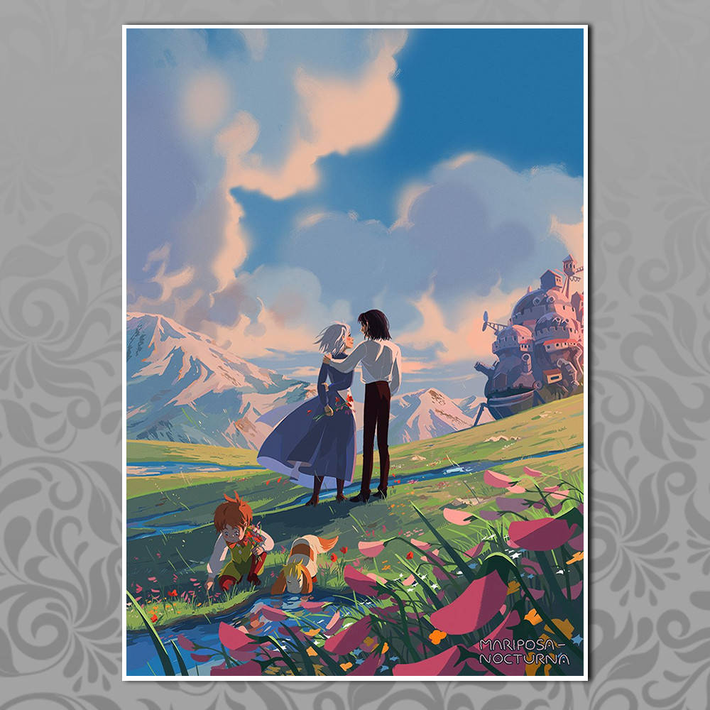 Плакат Аниме Howl's Moving Castle 10
Плакат Аниме Howl's Moving Castle 10