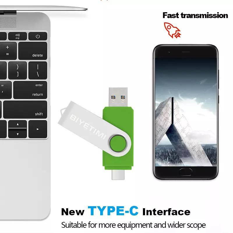 USB флешка 32 GB 2.0 BIYETIMI . Двухстороння в компьютер и телефон. USB + TYPE-C Зелёный
USB флешка 32 GB 2.0 BIYETIMI . Двухстороння в компьютер и телефон. USB + TYPE-C Зелёный
