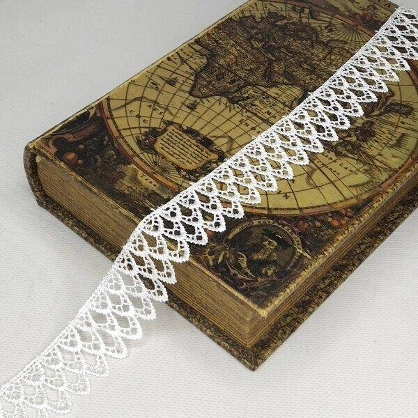 (1м) Кружево макраме Sindtex 3,5см Цвет - Белый (М729-23-001) 
(1м) Кружево макраме Sindtex 3,5см Цвет - Белый (М729-23-001)