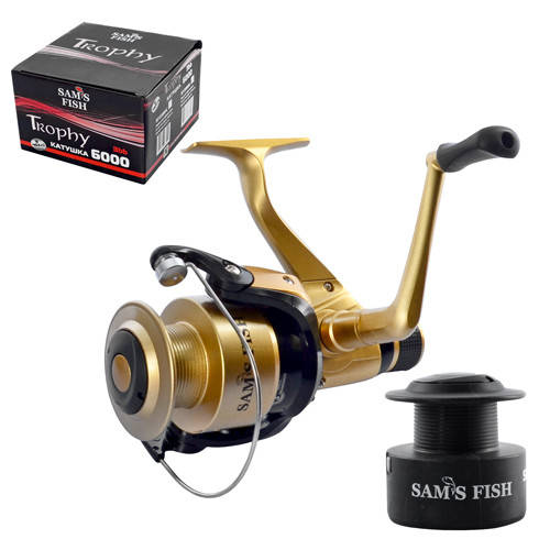 Катушка рыболовная Sams Fish Trophy 6000 3BB SF23805 задний фр., пластиковая шпуля с дополнительной шпулей
Катушка рыболовная Sams Fish Trophy 6000 3BB SF23805 задний фр., пластиковая шпуля с дополнительной шпулей
