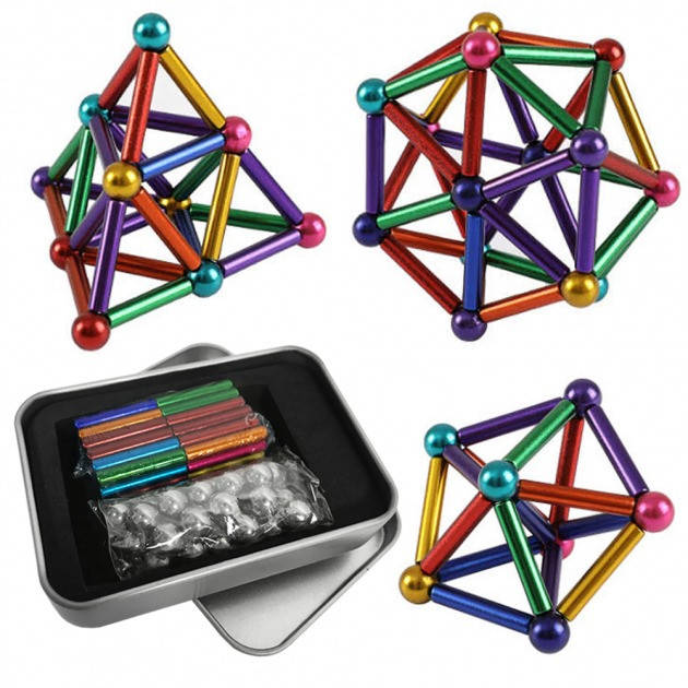 Магнитный конструктор для детей Neocube Buckyballs & Buckybars в боксе неокуб 63 детали Цветной WHT, Разные цвета
Магнитный конструктор для детей Neocube Buckyballs & Buckybars в боксе неокуб 63 детали Цветной WHT, Разные цвета