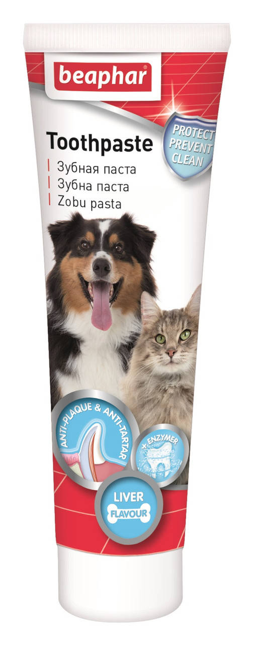 Зубная паста для собак и кошек со вкусом печени (TOOTHPASTE LIVER) 100 г Беафар / Beaphar
Зубная паста для собак и кошек со вкусом печени (TOOTHPASTE LIVER) 100 г Беафар / Beaphar