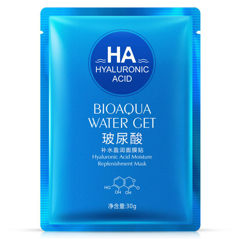 Увлажняющая маска c гиалуроновой кислотой Bioaqua Water Get HA Hyaluronic Acid Moisture Replenishment Mask 30г
Увлажняющая маска c гиалуроновой кислотой Bioaqua Water Get HA Hyaluronic Acid Moisture Replenishment Mask 30г