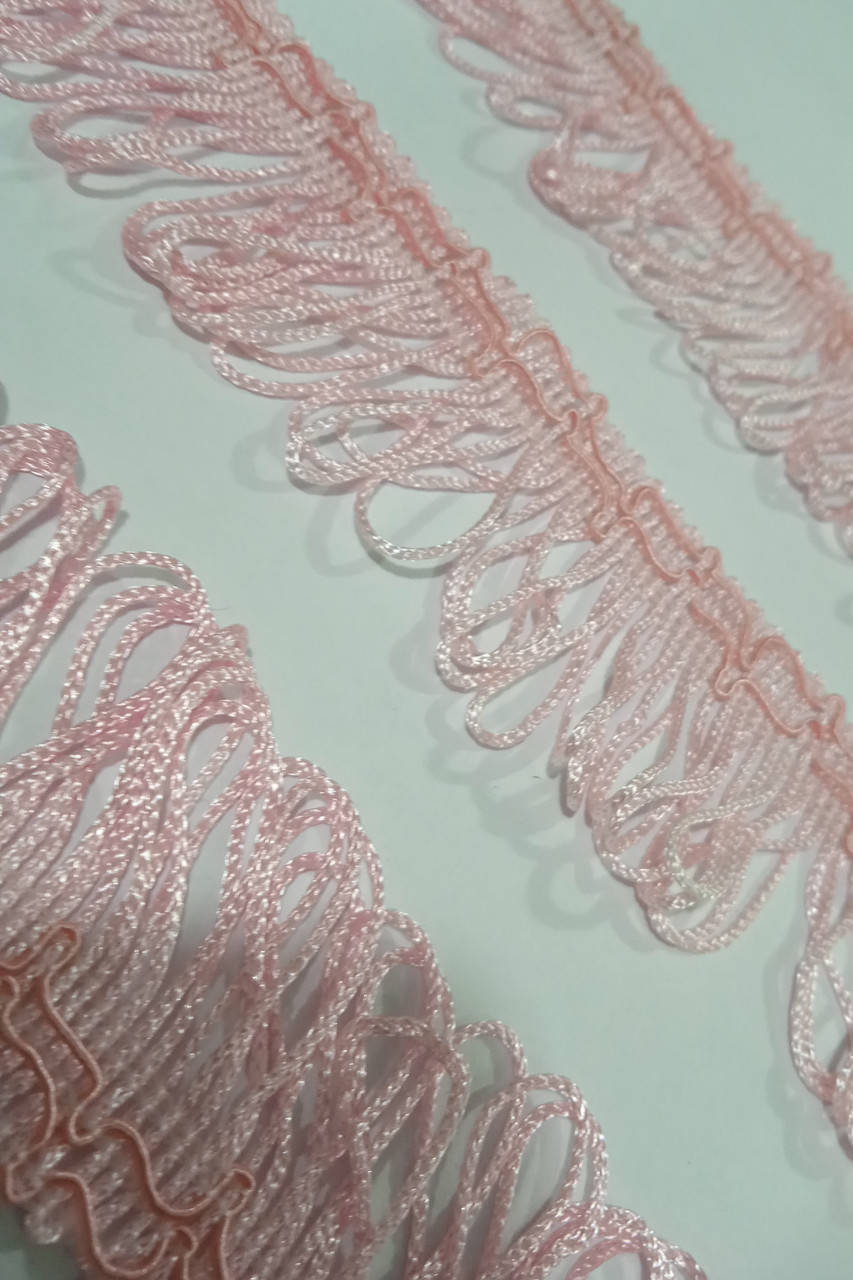 Бахрома розовая 3 см 
Бахрома розовая 3 см