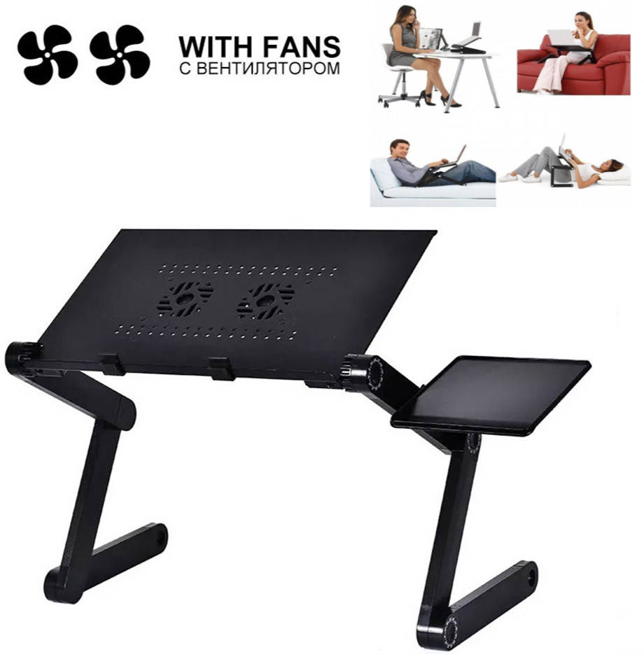 Столик для ноутбука трансформер Портативный с вентилятором Laptop Table T8 подставка с кулером складной
Столик для ноутбука трансформер Портативный с вентилятором Laptop Table T8 подставка с кулером складной