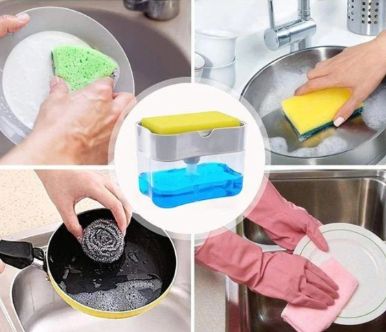 Диспенсер дозатор для моющего средства с губкой для кухни Sponge Caddy | губка для кухни! Хит продаж
Диспенсер дозатор для моющего средства с губкой для кухни Sponge Caddy | губка для кухни! Хит продаж