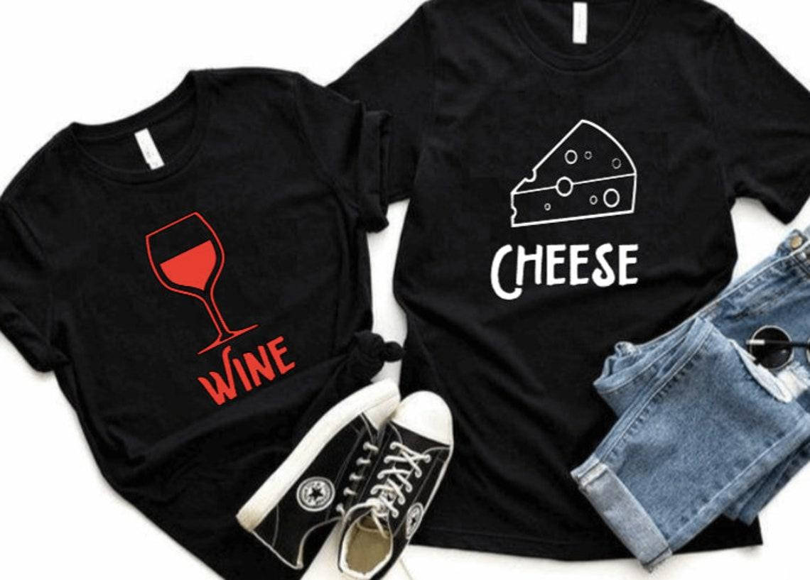 Парные футболки. Мужская и женская футболка Cheese and wine, Вино и Сыр для Влюблённых
Парные футболки. Мужская и женская футболка Cheese and wine, Вино и Сыр для Влюблённых