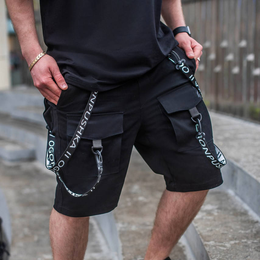 Мужские шорты карго Огонь Пушка SCARSTROPE черные с белыми стропами XS, S, M, L, XL, XXL, Черный
Мужские шорты карго Огонь Пушка SCARSTROPE черные с белыми стропами XS, S, M, L, XL, XXL, Черный