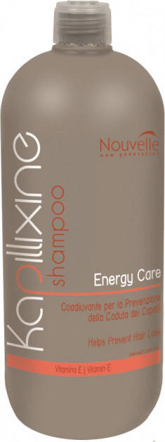 Шампунь против выпадения волос 1000 мл(без дозатора) Nouvelle Kapillixine Energy Care Shampoo
Шампунь против выпадения волос 1000 мл(без дозатора) Nouvelle Kapillixine Energy Care Shampoo
