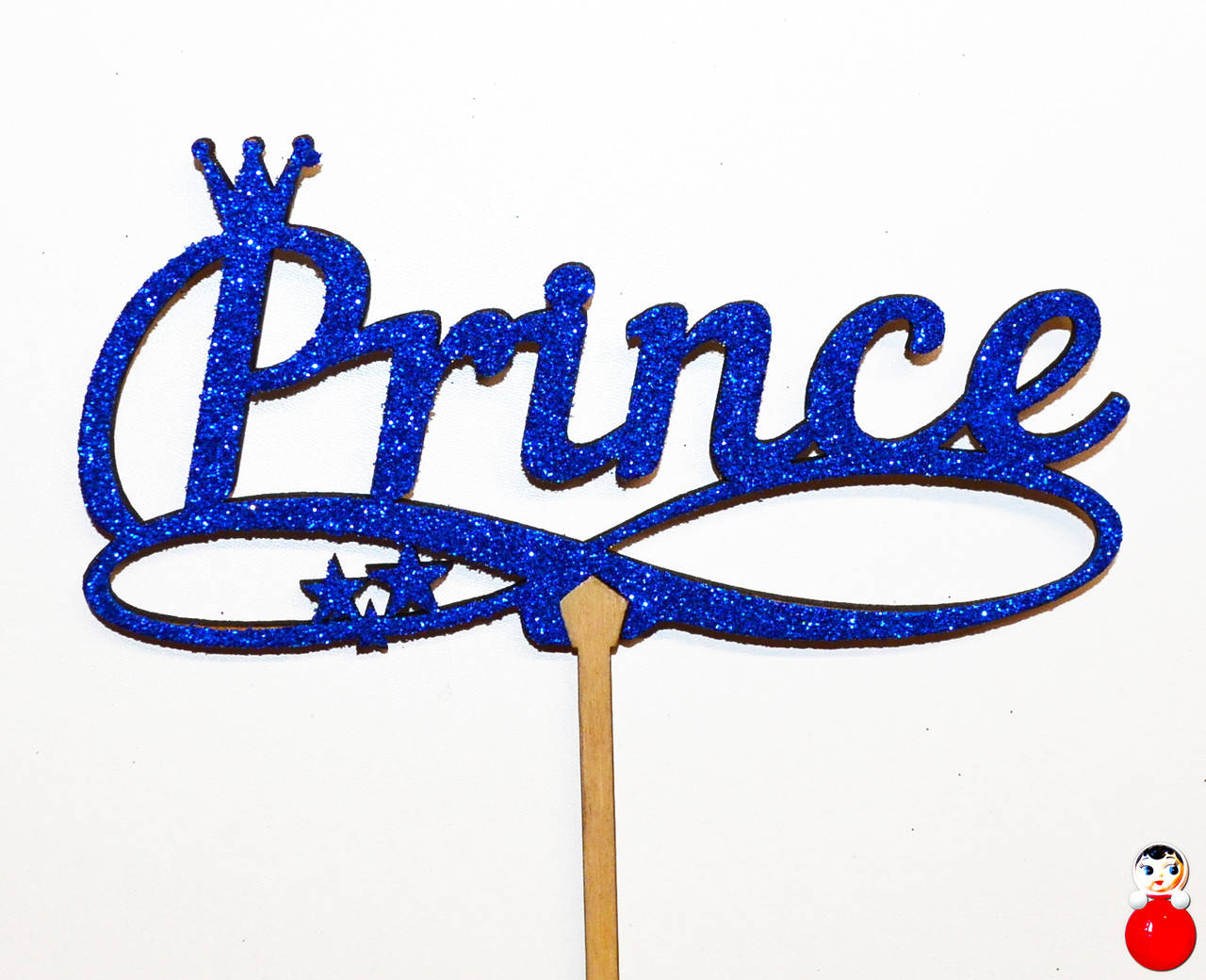 ТОППЕР ДЕРЕВЯННЫЙ PRINCE Принцу с Глиттером Блестящий СИНИЙ Топперы для Торта Топер дерев'яний
ТОППЕР ДЕРЕВЯННЫЙ PRINCE Принцу с Глиттером Блестящий СИНИЙ Топперы для Торта Топер дерев'яний