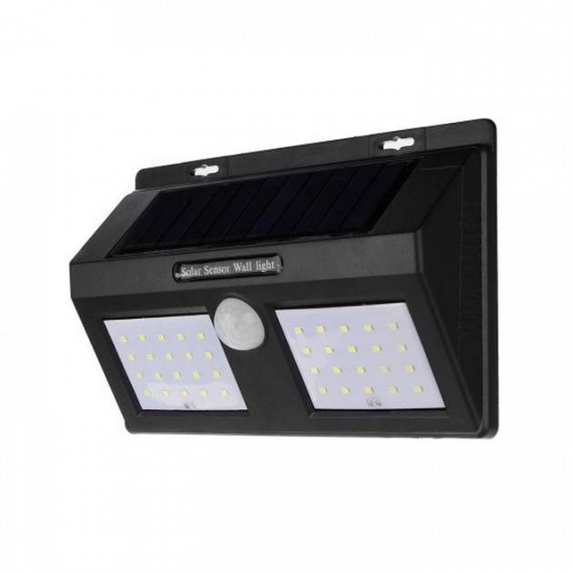 Светодиодный навесной фонарь с датчиком движения Solar 1626A + solar / 40 диодов, Черный
Светодиодный навесной фонарь с датчиком движения Solar 1626A + solar / 40 диодов, Черный