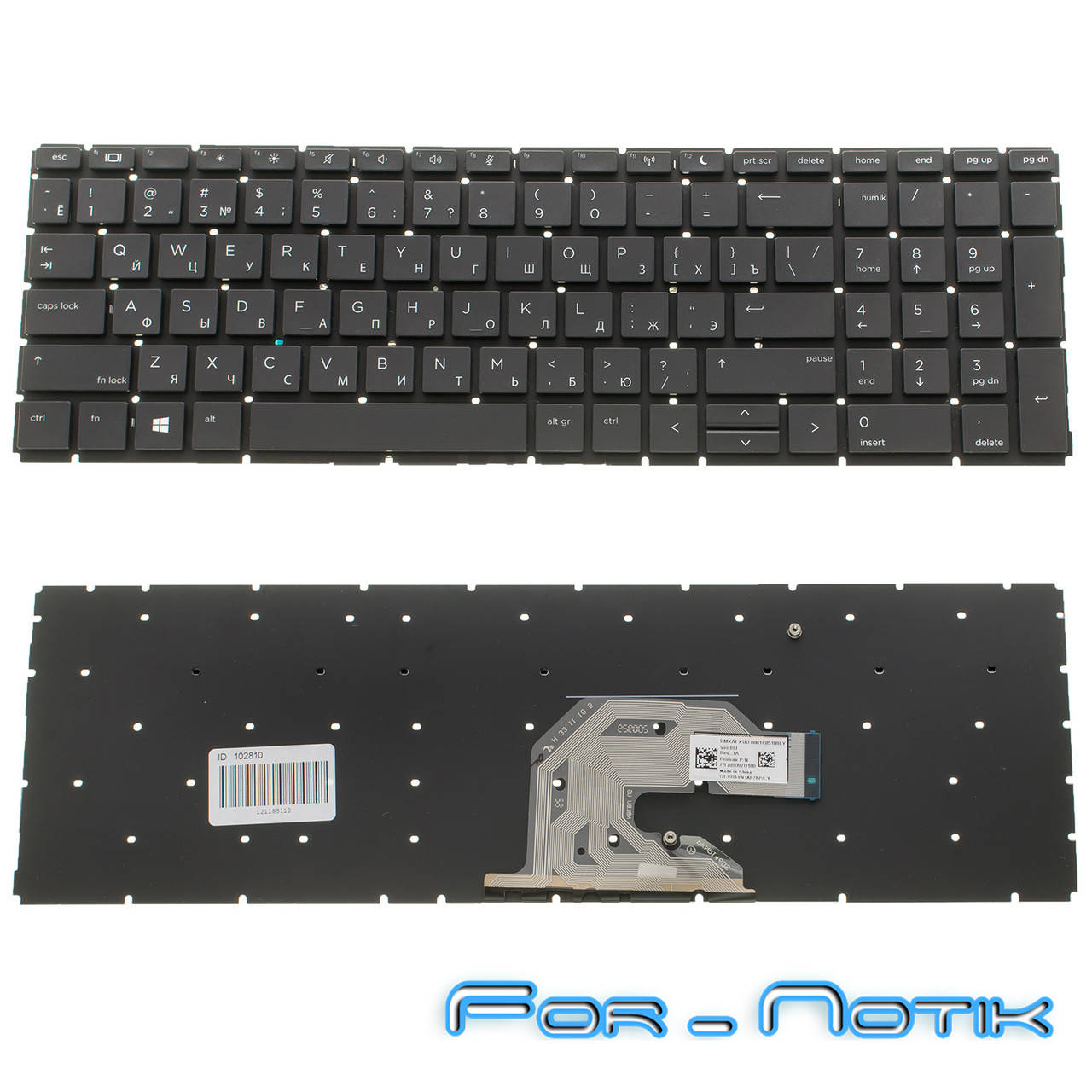 Клавиатура для ноутбука HP (ProBook: 450 G6, 455 G6) rus, black, без фрейма (ОРИГИНАЛ), Черный
Клавиатура для ноутбука HP (ProBook: 450 G6, 455 G6) rus, black, без фрейма (ОРИГИНАЛ), Черный