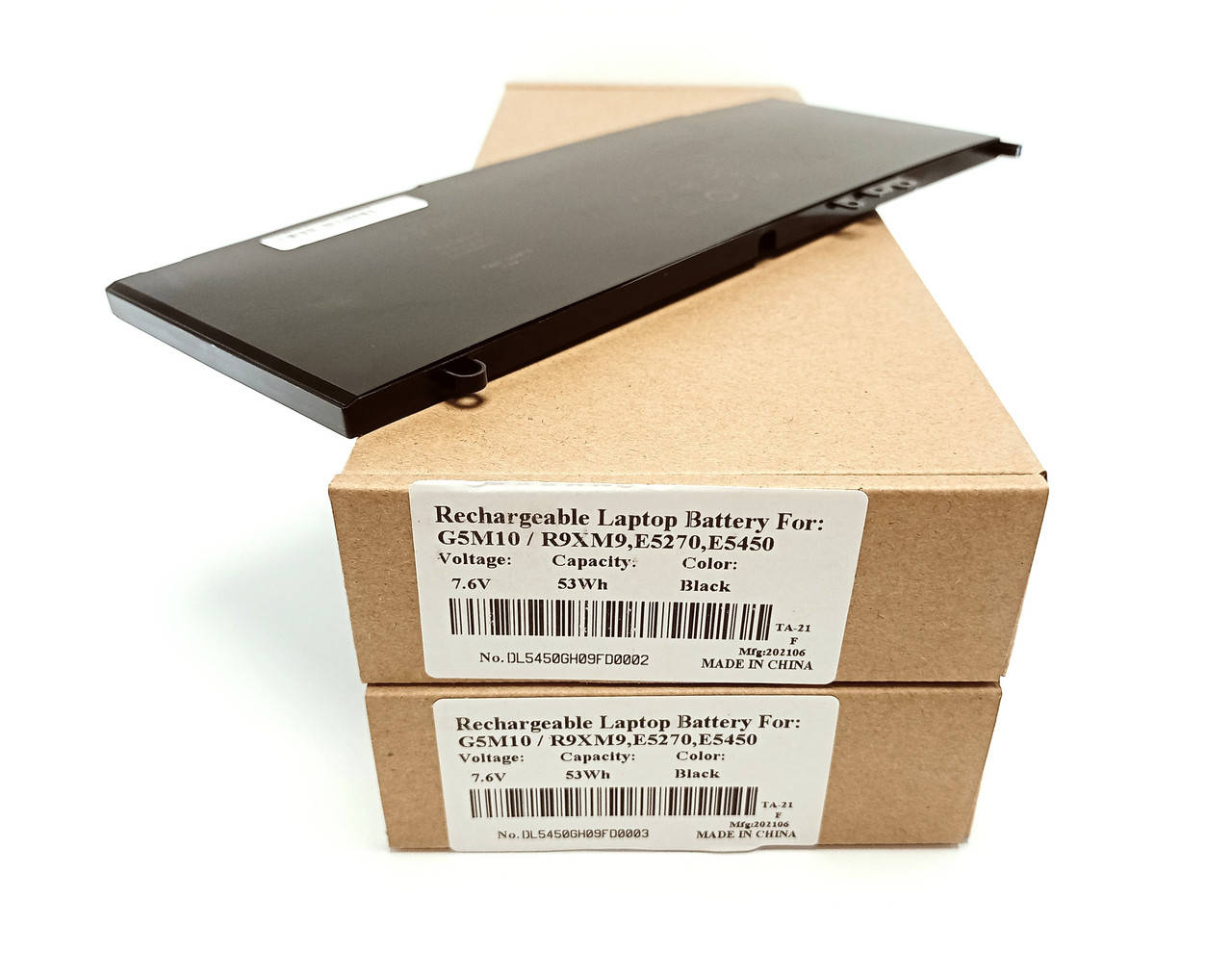 Батарея для Dell Latitude E5270 E5470 E5570 Dell Precisio 3510 6MT4T G5M10 53Wh, Черный
Батарея для Dell Latitude E5270 E5470 E5570 Dell Precisio 3510 6MT4T G5M10 53Wh, Черный