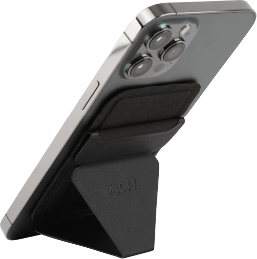 Подставка для смартфона MOFT MS007M Snap-On Phone Stand & Wallet (MagSafe Compatible) Black (MS007M-1-BK), Черный
Подставка для смартфона MOFT MS007M Snap-On Phone Stand & Wallet (MagSafe Compatible) Black (MS007M-1-BK), Черный