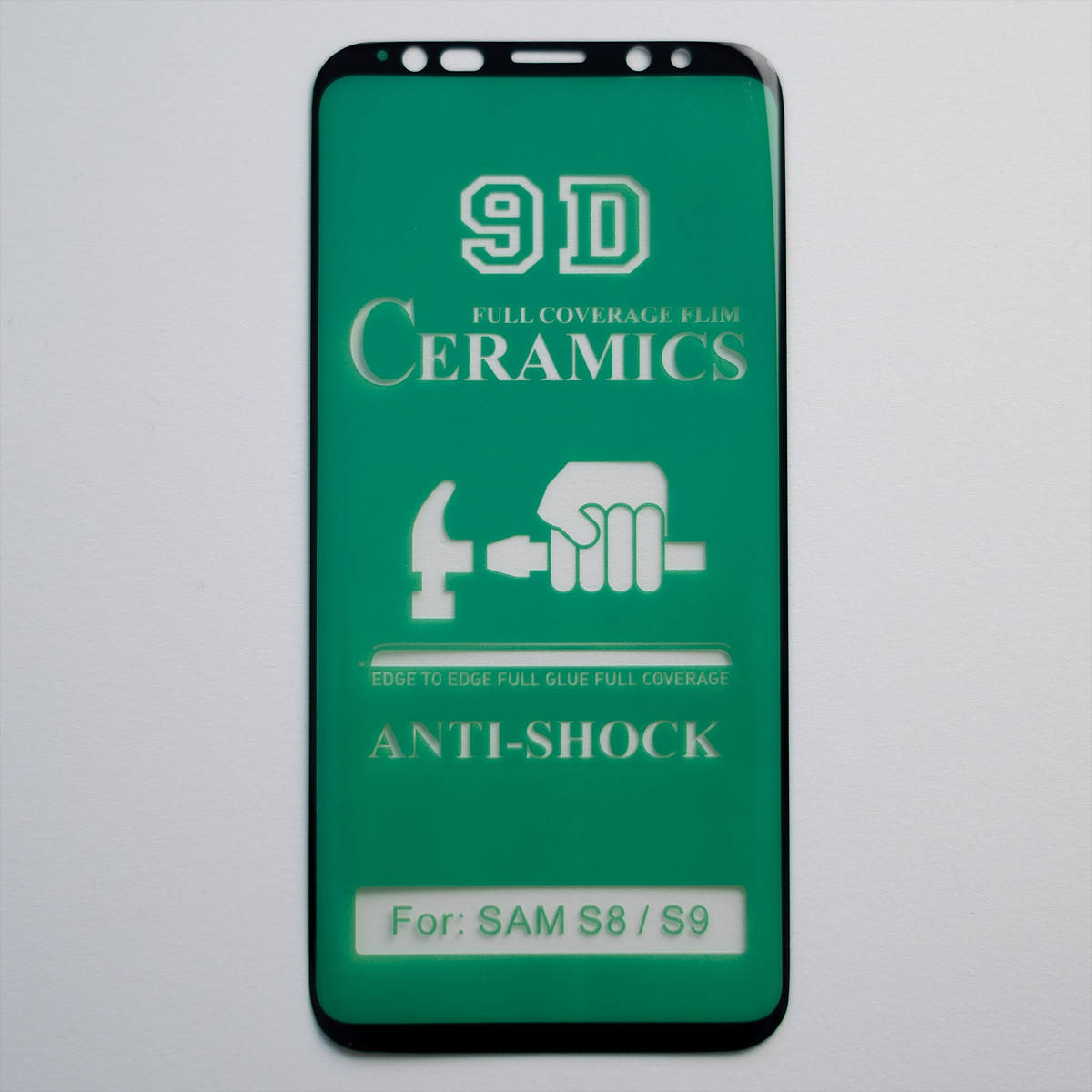 Небьющееся защитное гибкое стекло Ceramics для Samsung Galaxy S8, G950 / Galaxy S9, G960 твёрдость 9H черный
Небьющееся защитное гибкое стекло Ceramics для Samsung Galaxy S8, G950 / Galaxy S9, G960 твёрдость 9H черный