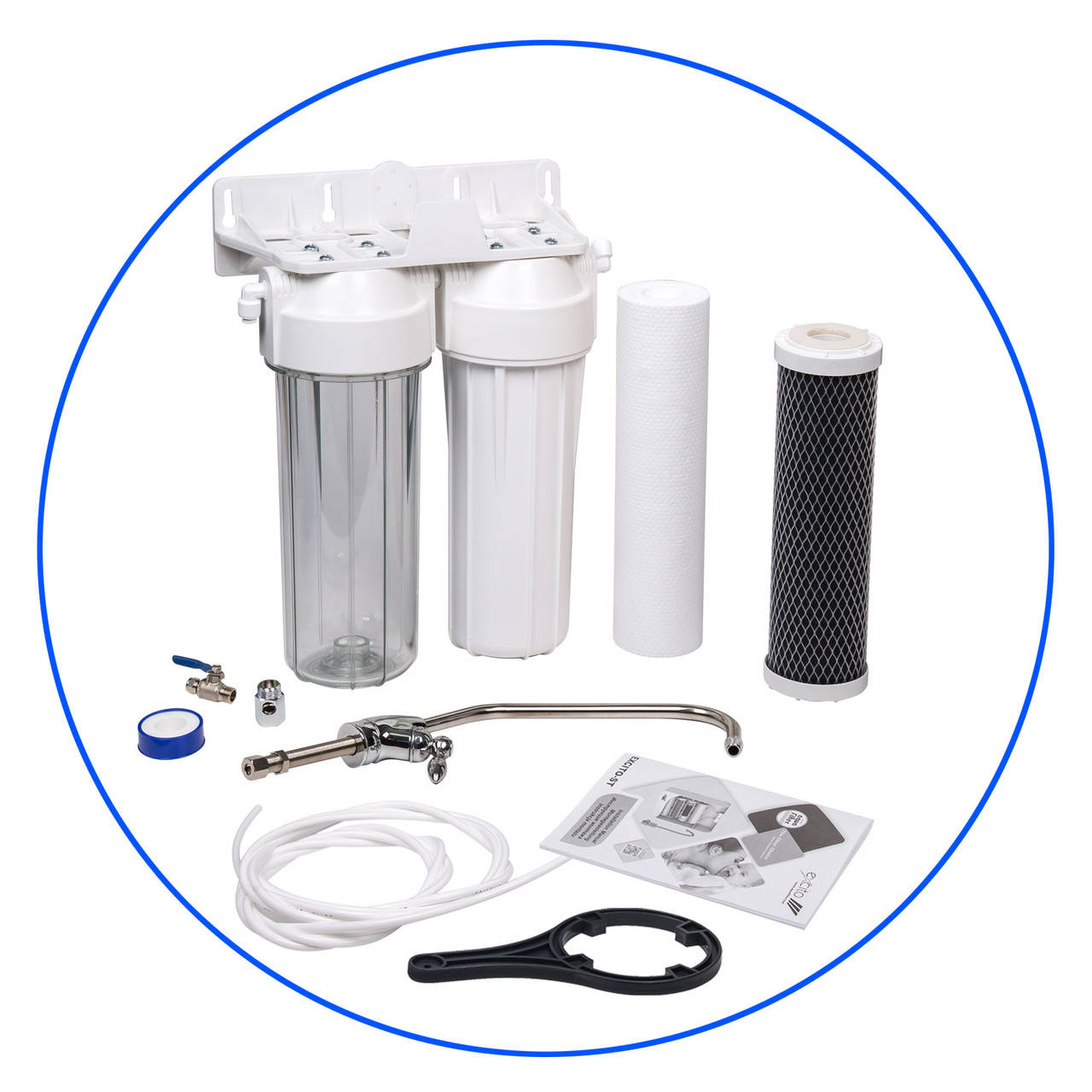 Aquafilter FP2-W-K1 - Двухступенчатая система фильтрации под кухонную мойку
Aquafilter FP2-W-K1 - Двухступенчатая система фильтрации под кухонную мойку