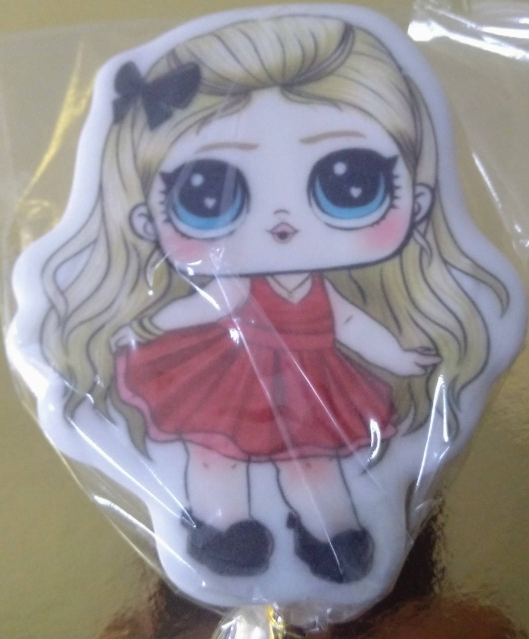 Кондитерська прикраса "Дівчинка ЛОЛ" (Топер) В червоному
Кондитерська прикраса "Дівчинка ЛОЛ" (Топер) В червоному