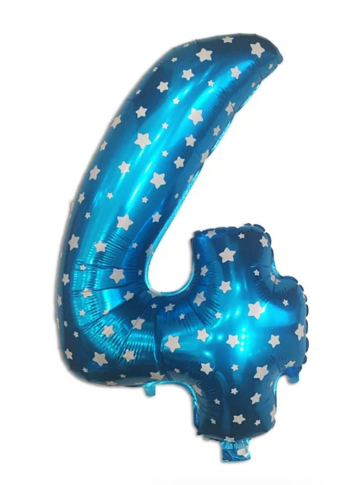 Фольгированная цифра 4 голубая со звездочками 80 х 55 см, Голубой
Фольгированная цифра 4 голубая со звездочками 80 х 55 см, Голубой