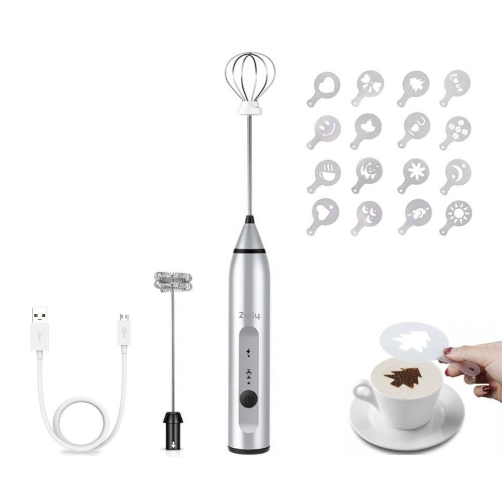 Миксер пеновзбиватель на аккумуляторе Zally Milk Frother MF-01 Капучинатор Серый + 16 трафаретов
Миксер пеновзбиватель на аккумуляторе Zally Milk Frother MF-01 Капучинатор Серый + 16 трафаретов
