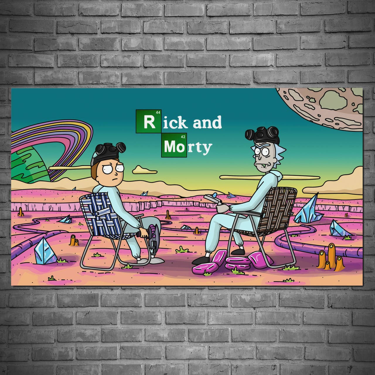 Плакат "Рик и Морти, Во Все Тяжкие, Rick and Morty, Breaking Bad" (артикул 5515) 60, Матовая, 107
Плакат "Рик и Морти, Во Все Тяжкие, Rick and Morty, Breaking Bad" (артикул 5515) 60, Матовая, 107