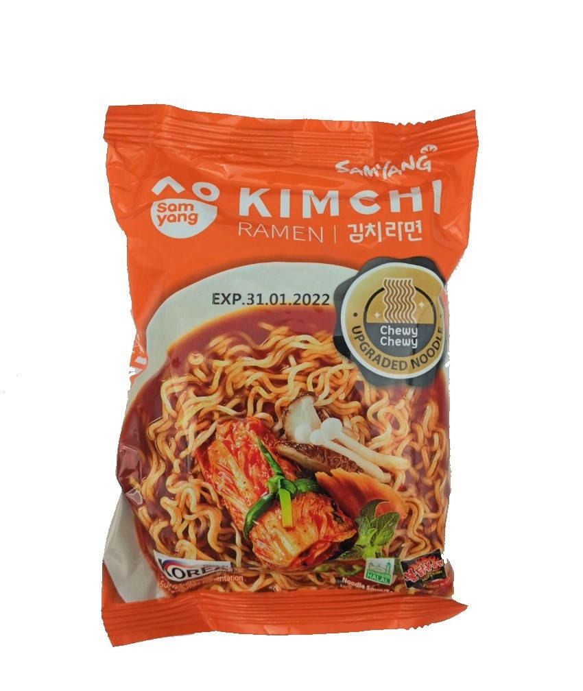 Лапша быстрого приготовления c Кимчи Рамен Kimchi Ramen SamYang 80 г
