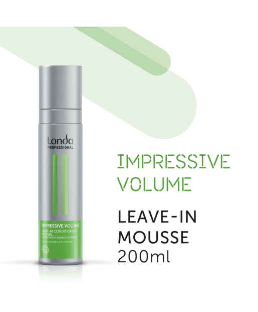 Несмываемый спрей-кондиционер для придания объема Londa Impressive Volume Leave-in Conditioning Mousse 200 мл
Несмываемый спрей-кондиционер для придания объема Londa Impressive Volume Leave-in Conditioning Mousse 200 мл