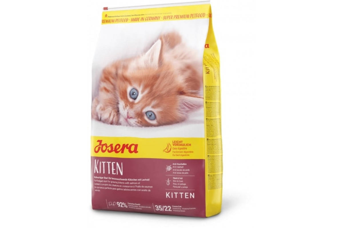 Сухой корм Josera Kitten для котят, для беременных и лактирующих кошек, с лососем, рисом и картофелем, 400 г
Сухой корм Josera Kitten для котят, для беременных и лактирующих кошек, с лососем, рисом и картофелем, 400 г