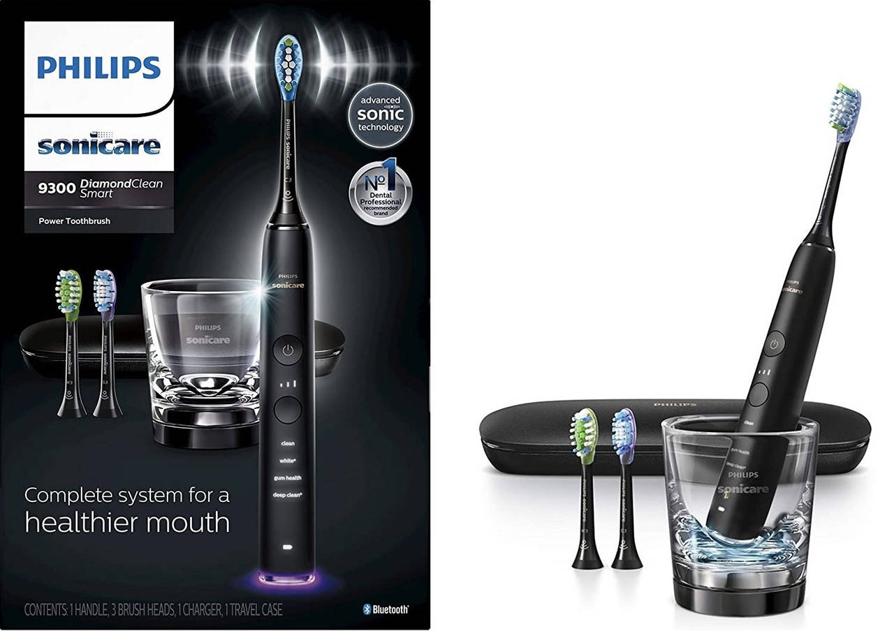 Электрическая звуковая зубная щетка PHILIPS Sonicare DiamondClean Smart 9300 HX9903/13 Black
Электрическая звуковая зубная щетка PHILIPS Sonicare DiamondClean Smart 9300 HX9903/13 Black