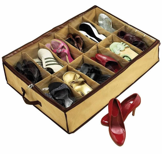 Ящик-органайзер для хранения обуви Shoes under ST58 Складная тканевая коробка органайзер лучшее предложение, Бежевый
Ящик-органайзер для хранения обуви Shoes under ST58 Складная тканевая коробка органайзер лучшее предложение, Бежевый