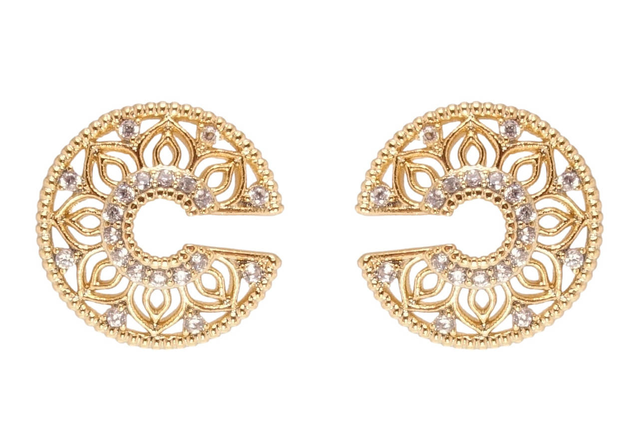 Серьги Xuping Позолота 18K гвоздики (пусеты) "Декоративные ажурные колечки с цирконием" ø 13мм
Серьги Xuping Позолота 18K гвоздики (пусеты) "Декоративные ажурные колечки с цирконием" ø 13мм