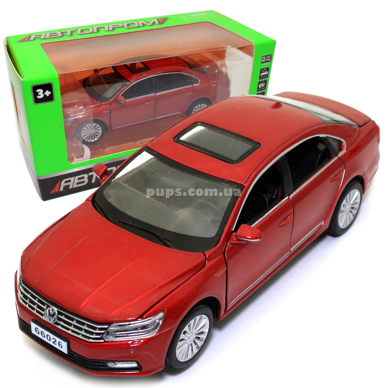 Игрушечная металлическая машинка Volkswagen Passat «Автопром» Фольксваген Пассат красный свет звук 15 см
Игрушечная металлическая машинка Volkswagen Passat «Автопром» Фольксваген Пассат красный свет звук 15 см